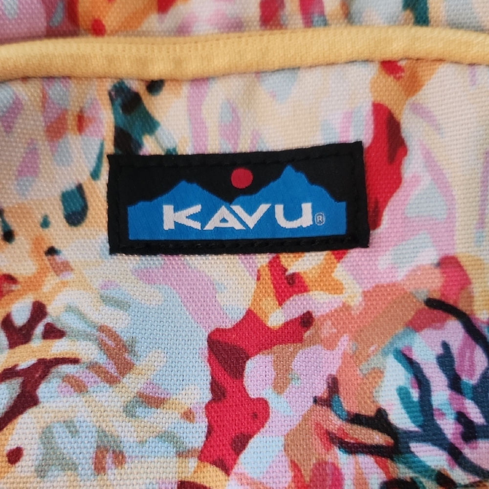 KAVU Multicolor Abstract Fabric